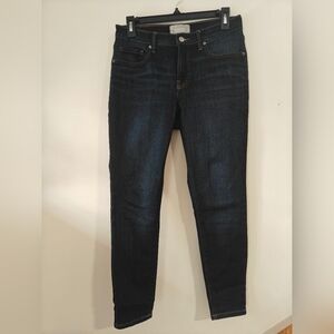 Everlane The Mid Rise Skinny Dark Wash Ankle Jeans Size 28